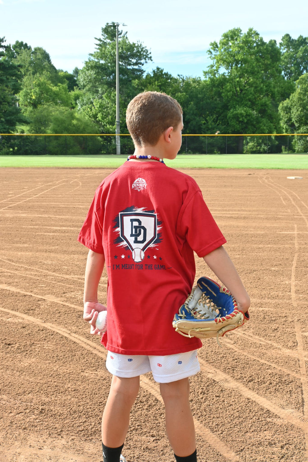Red DD T-Shirt with I'm Meant For The Game