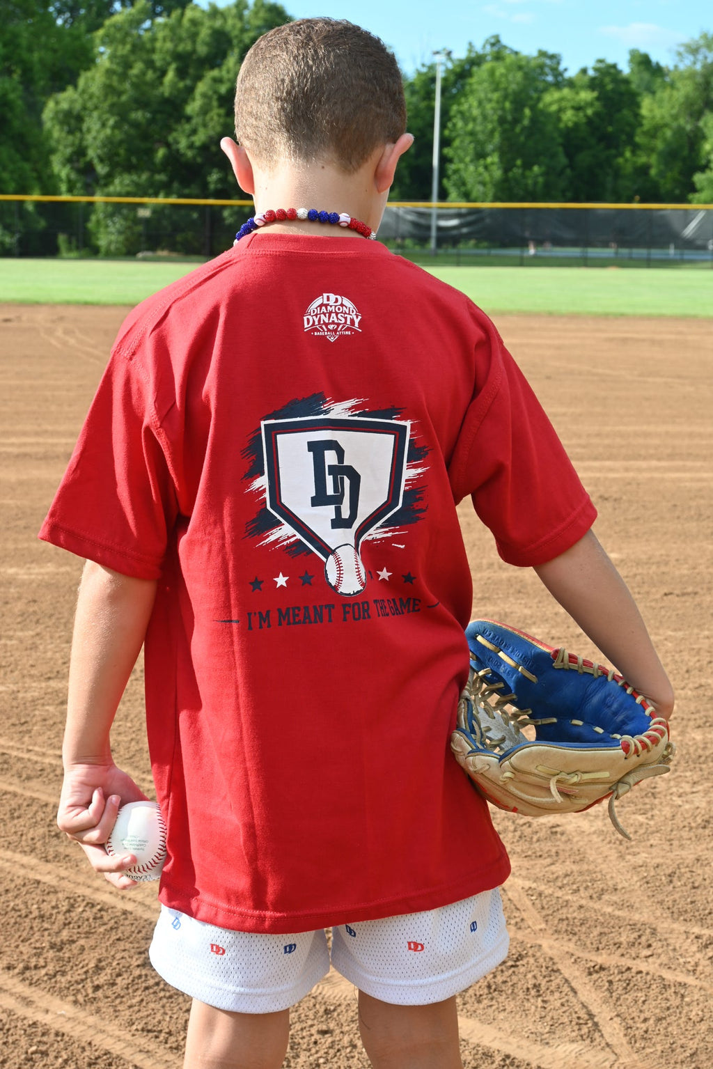 Red DD T-Shirt with I'm Meant For The Game