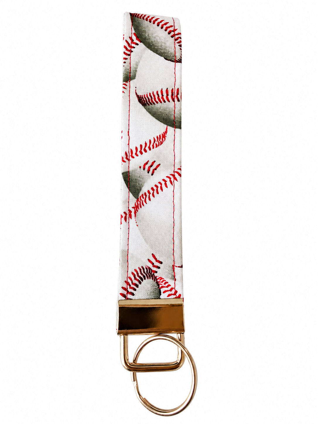 Baseball Wristlet Keychain