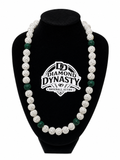 Frozen Turf Baseball Necklace