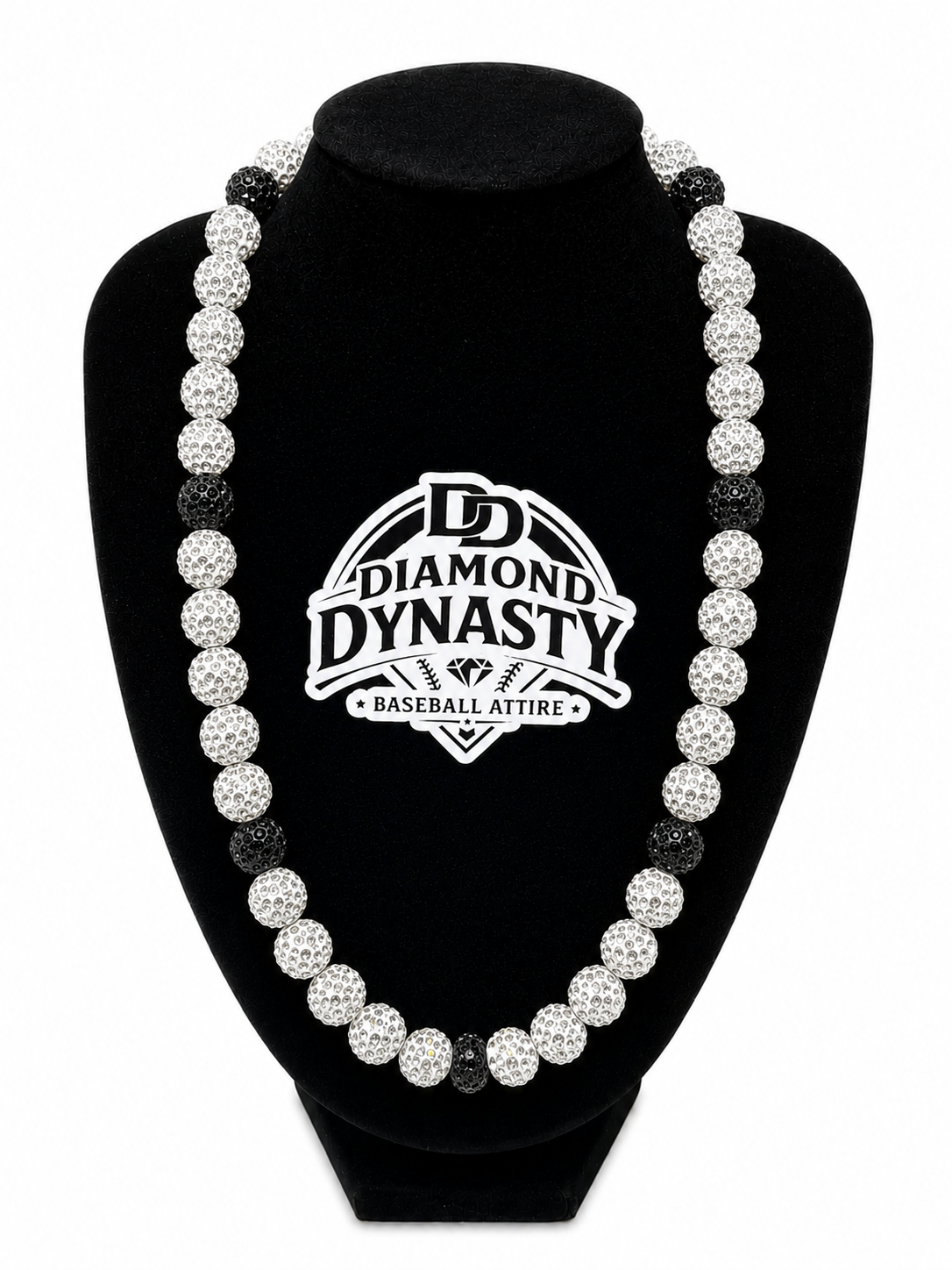 Black Ice Drip Edition Baseball Necklace