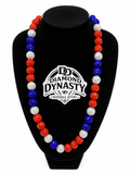 Orange Crush Baseball Necklace