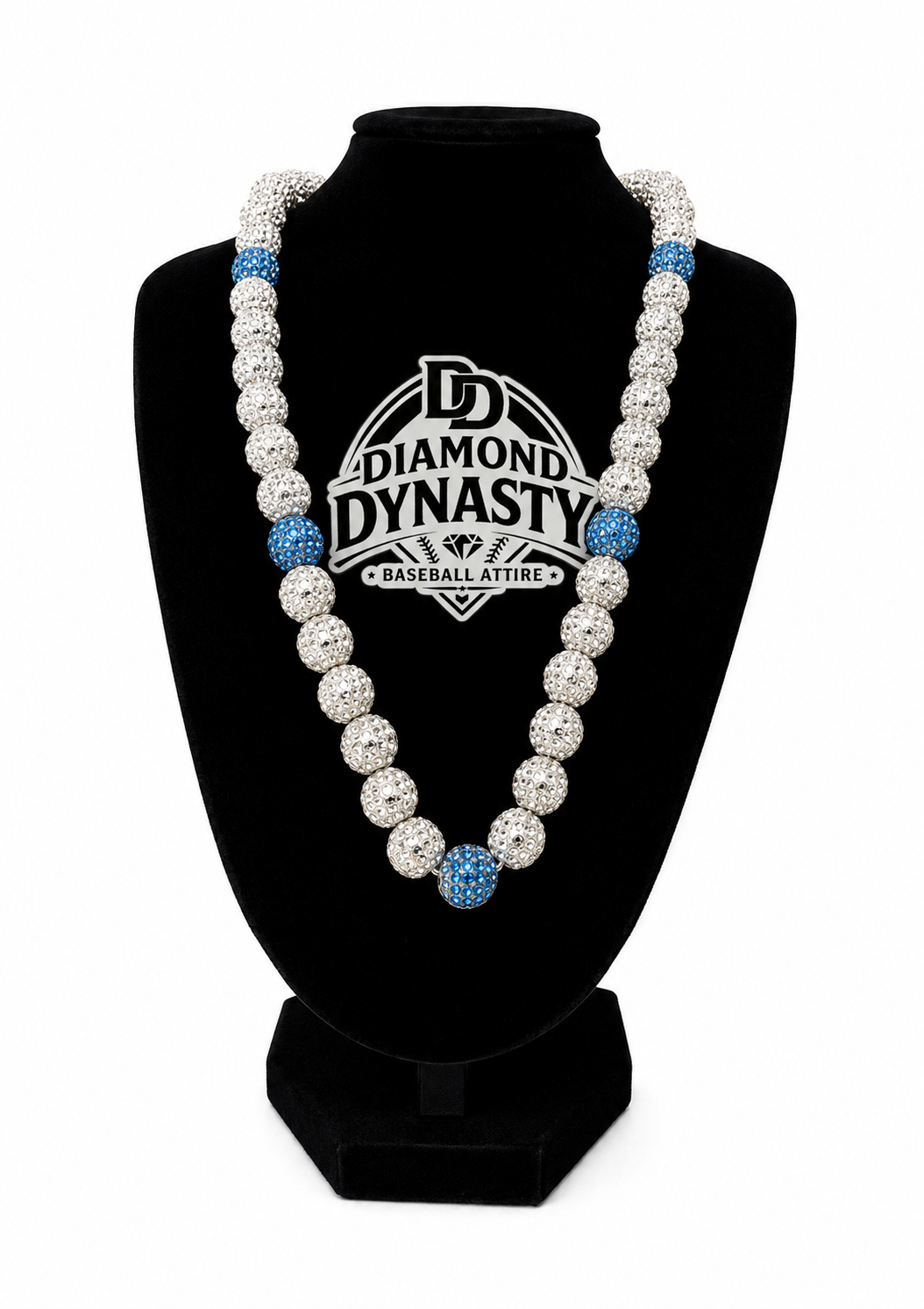 Ice Storm Baseball Necklace