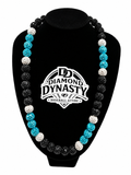 Midnight Ice Baseball Necklace