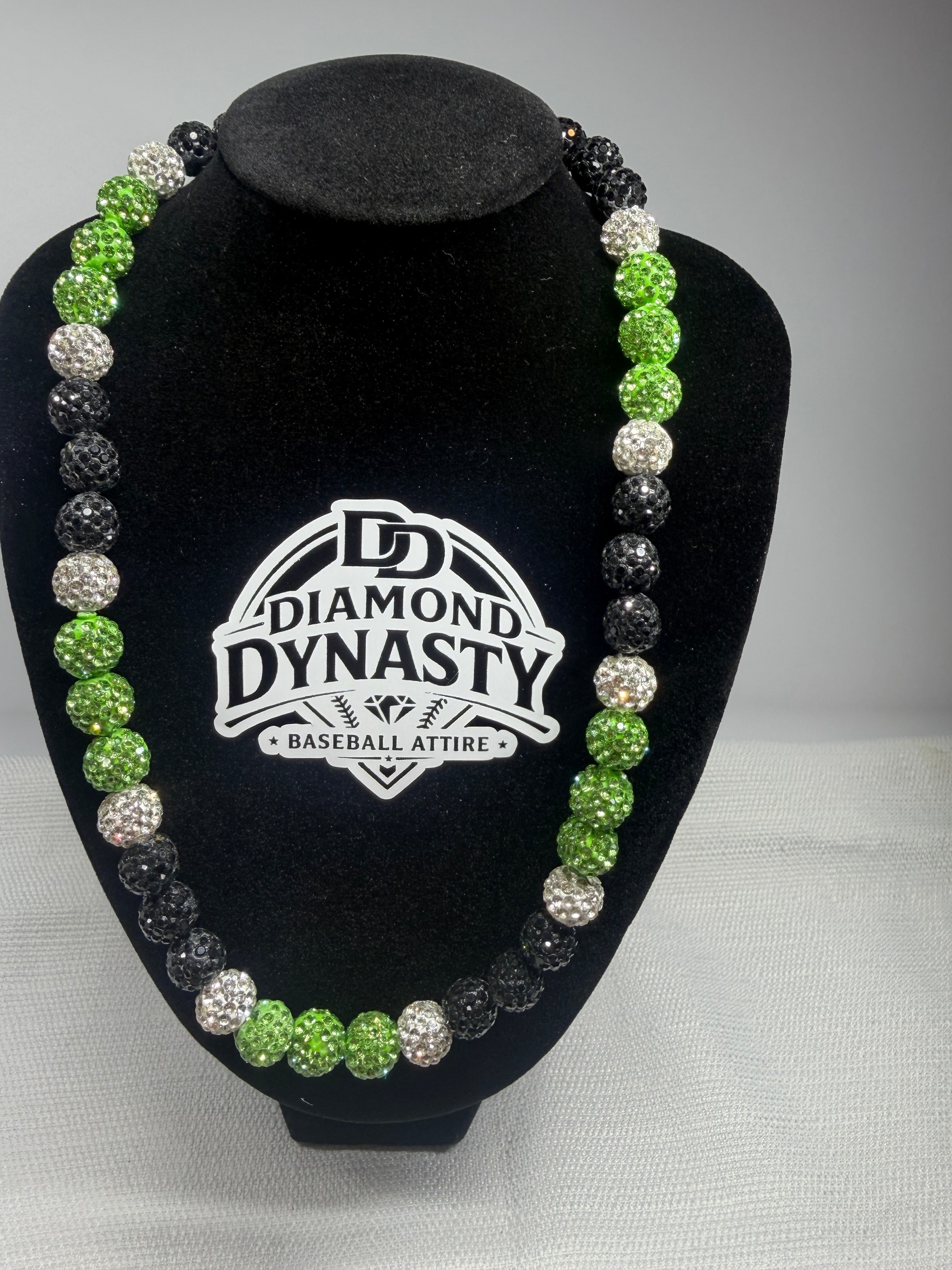 Venom Ice Baseball Necklace