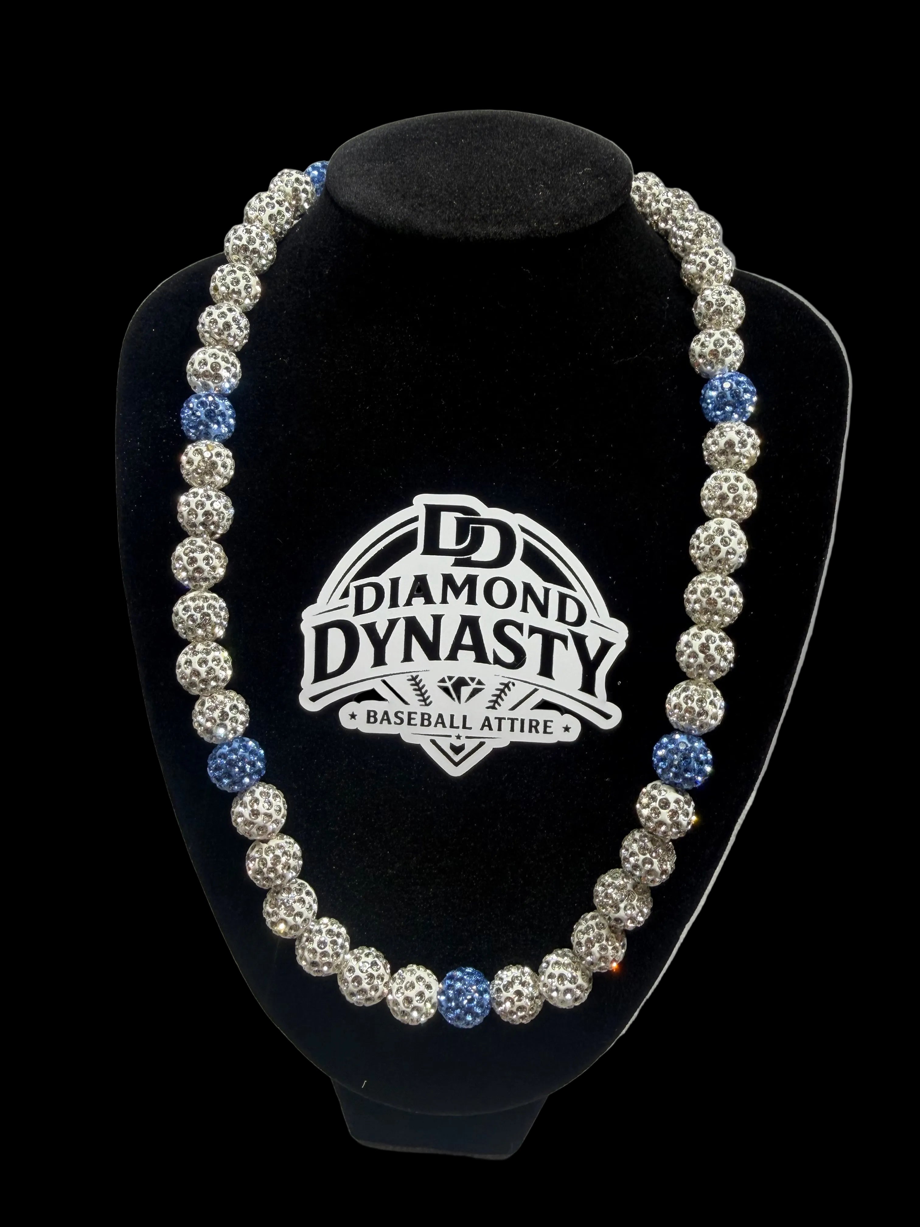 Ice Storm Baseball Necklace