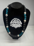 Midnight Storm Baseball Necklace